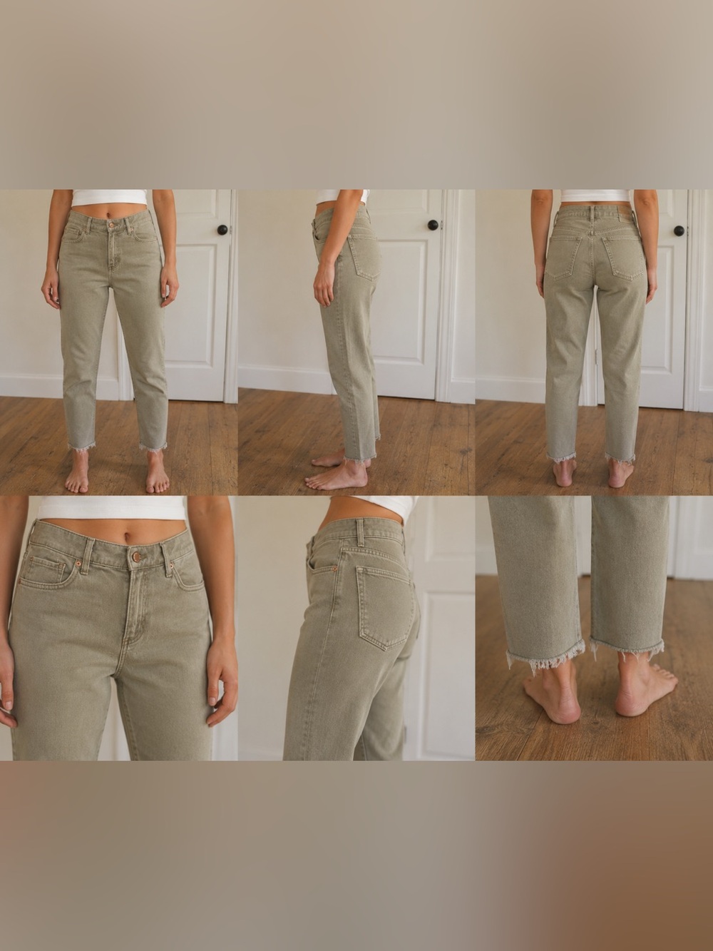 Joe Fresh khaki Cropped Jeans